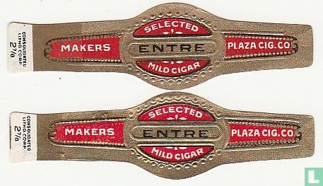 Entre Selected Mild Cigar - Makers - Plaza Cig. Co. - Image 3