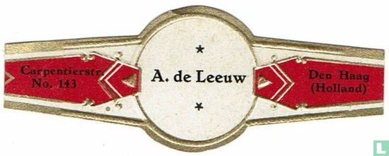 A. De Leeuw - Carpenteirstr. No. 143 - The Hague (Holland) - Image 1