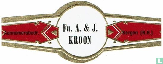 Fa. A. & J. Kroon - Aannemersbedrijf Bergen (N.H.) - Afbeelding 1