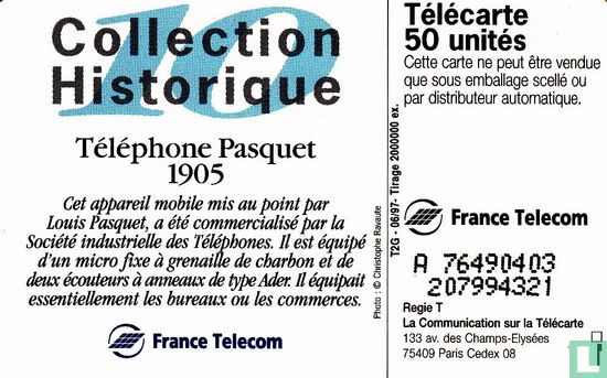Téléphone Pasquet  - Afbeelding 2