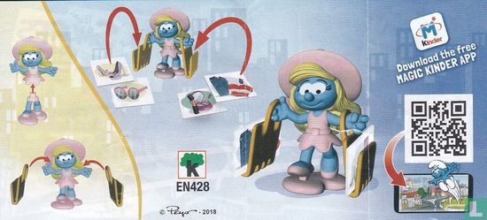 Smurf with shopping bags - Image 3