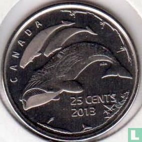 Canada 25 cents 2013 (type 1) "Life in the North" - Image 1