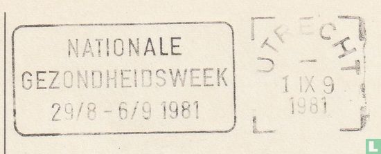 Utrecht - Nationale Gezondheidsweek 29/8 - 6/9 1981