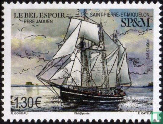 Segelschiff "Bel Espoir"