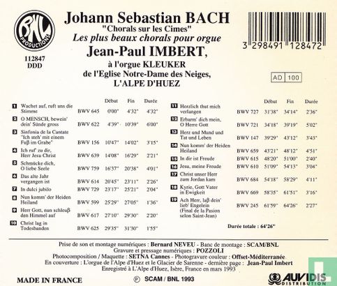 Bach  Chorals pour orgue - Afbeelding 2