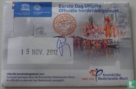 Niederlande 5 Euro 2012 (Coincard - erste Tag Ausgabe) "The canals of Amsterdam" - Bild 2