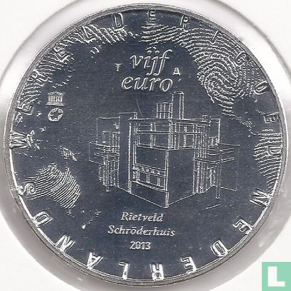 Nederland 5 euro 2013 "Rietveld Schröder House" - Afbeelding 1