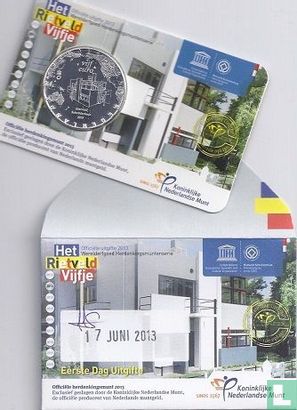 Netherlands 5 euro 2013 (coincard - first day issue) "Rietveld Schröder House" - Image 3