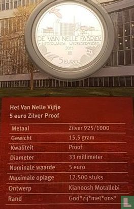 Netherlands 5 euro 2015 (PROOF) "Van Nelle factory" - Image 3