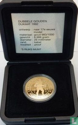 Netherlands double ducat 1992 (PROOF) - Image 3