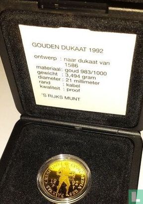 Netherlands 1 ducat 1992 (PROOF) - Image 3