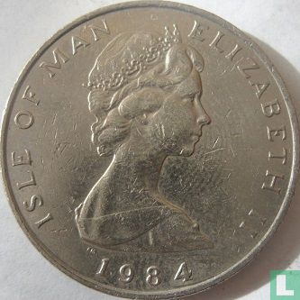 Insel Man 10 Pence 1984 (AC) "Quincentenary of the College of Arms" - Bild 1