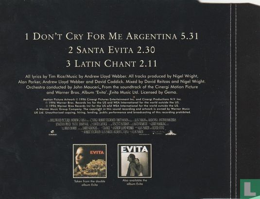 Don't Cry For Me Argentina - Afbeelding 2