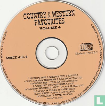 Country & Western Favourites Volume 4 - Afbeelding 3
