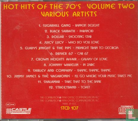 Hot Hits of the 70's Volume 2 - Afbeelding 2