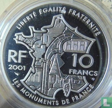 Frankrijk 10 francs 2001 (PROOF) "Eiffel Tower" - Afbeelding 1