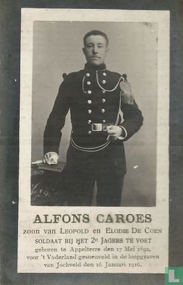 Alfons Caroes, Appelterre - Jochveld