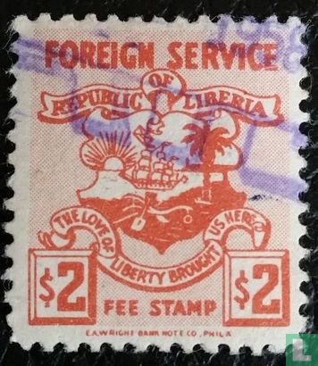 Foreign Service Fee Stamp