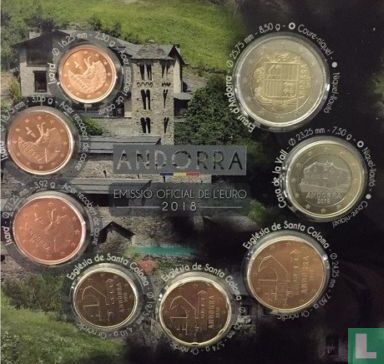 Andorra mint set 2018 "Govern d'Andorra" - Image 2