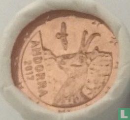 Andorra 1 cent 2017 (roll) - Image 1