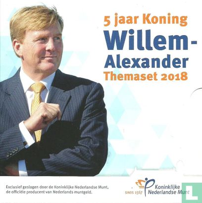 Nederland jaarset 2018 "5 years Reign of King Willem - Alexander" - Afbeelding 1