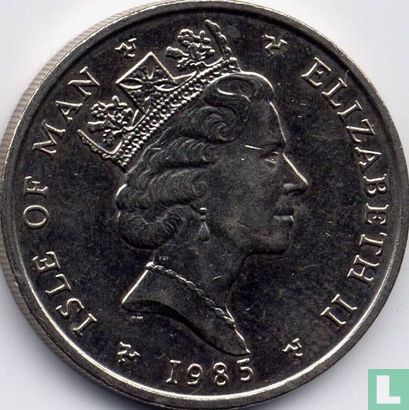 Isle of Man 10 pence 1985 (AA) - Image 1