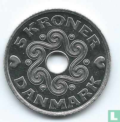 Denemarken 5 kroner 2017 - Afbeelding 2