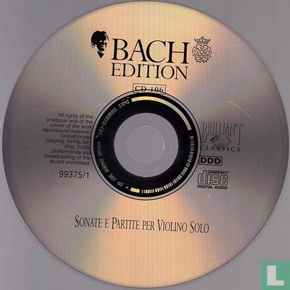 BE 106: Sonate E Partite per Violino Solo 1 - Image 3