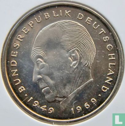 Duitsland 2 mark 1978 (D - Konrad Adenauer) - Afbeelding 2