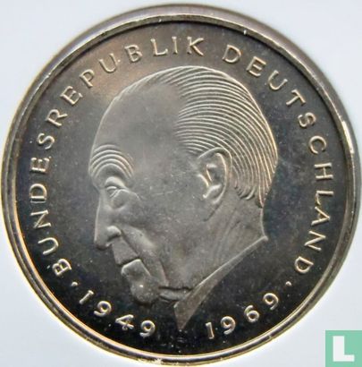 Germany 2 mark 1978 (J - Konrad Adenauer) - Image 2