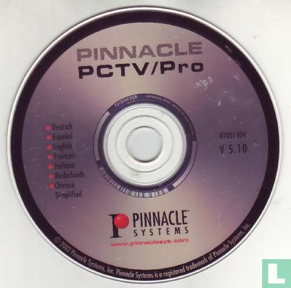 Pinnacle PCTV / Pro V 5.10