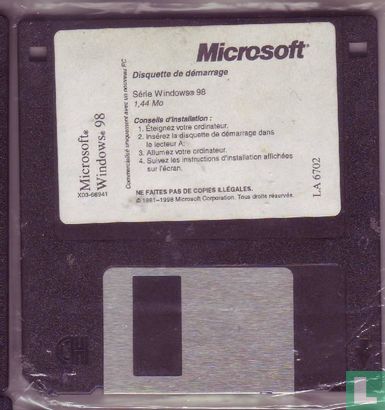 Windows 98 - Disquette de démarrage (Boot - OEM FR)