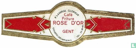 P. Laverge-Glorieux Café Friture Rose d'Or Ghent Gouden Leeuwplein 6 Tel. 233045 - Image 1