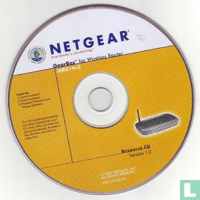Netgear - Gearbox for Wireless Router MR814V2 - Resource CD V 1.0 - Bild 2