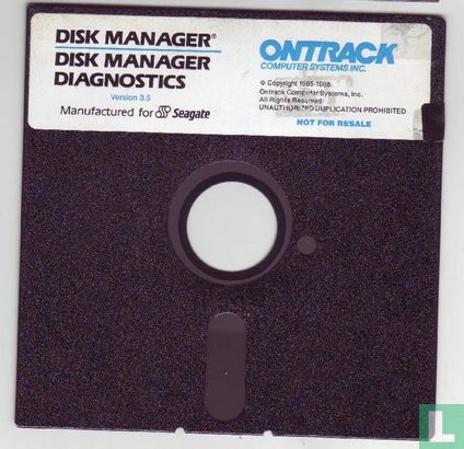 Ontrack - Disk Manager / Disk Diagnostics 3.5
