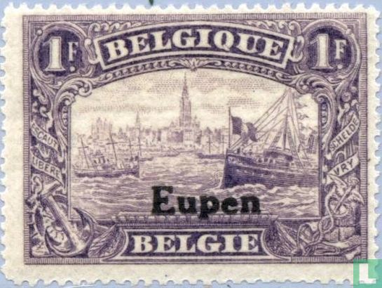 Scheldt and Cathedral in Antwerp