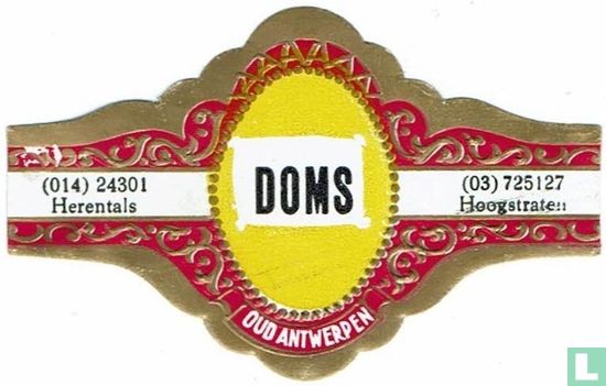 DOMS Oud Antwerpen - (014) 24301 Herentals - (03) 725127 Hoogstraten - Bild 1