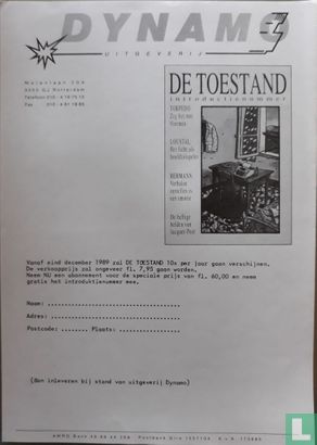 Dynamo uitgeverij - De Toestand