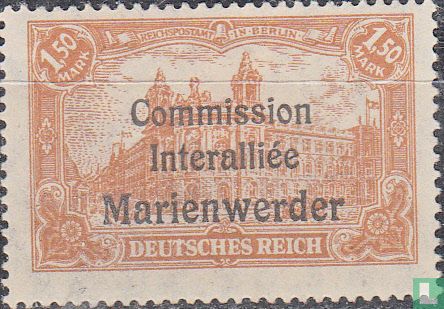 Monuments Berlin, with overprint