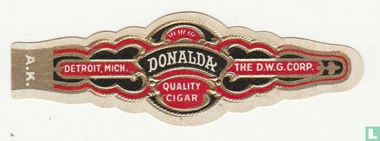 Donalda Quality Cigar - Detroit, Mich. - The D.W.G. Corp.  - Afbeelding 1