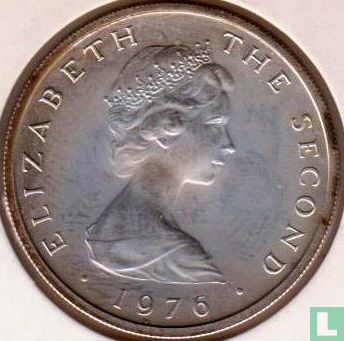 Insel Man 10 pence 1976 (Silber) - Bild 1