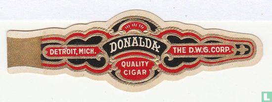 Donalda Quality Cigar - Detroit, Mich. - The D.W.G. Corp. - Image 1