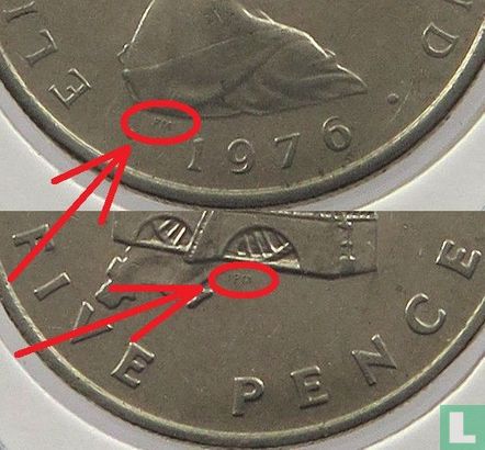 Isle of Man 5 pence 1976 (copper-nickel - PM on both sides) - Image 3
