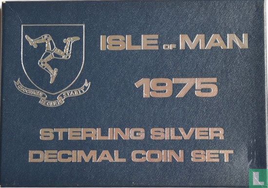 Isle of Man mint set 1975 (silver) - Image 1