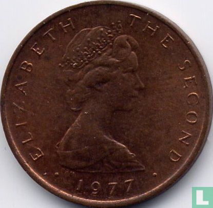 Man ½ penny 1977 (PM aan beide zijden) "FAO - Food for All" - Afbeelding 1