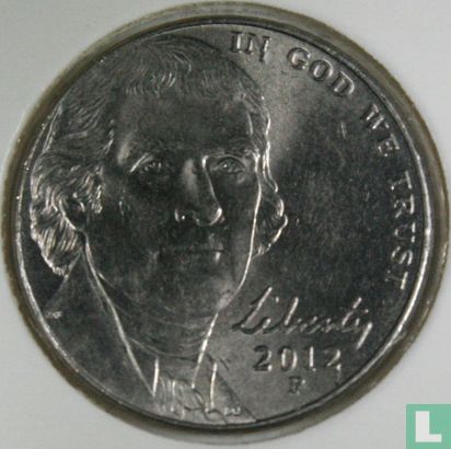 États-Unis 5 cents 2012 (P) - Image 1