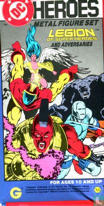 Legion of Super-Heroes and Adversaries Metal Figure Set - Image 1