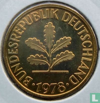 Duitsland 10 pfennig 1978 (G) - Afbeelding 1