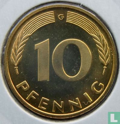 Duitsland 10 pfennig 1978 (G) - Afbeelding 2
