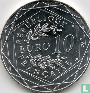 France 10 euro 2017 "France by Jean Paul Gaultier - Auvergne" - Image 1